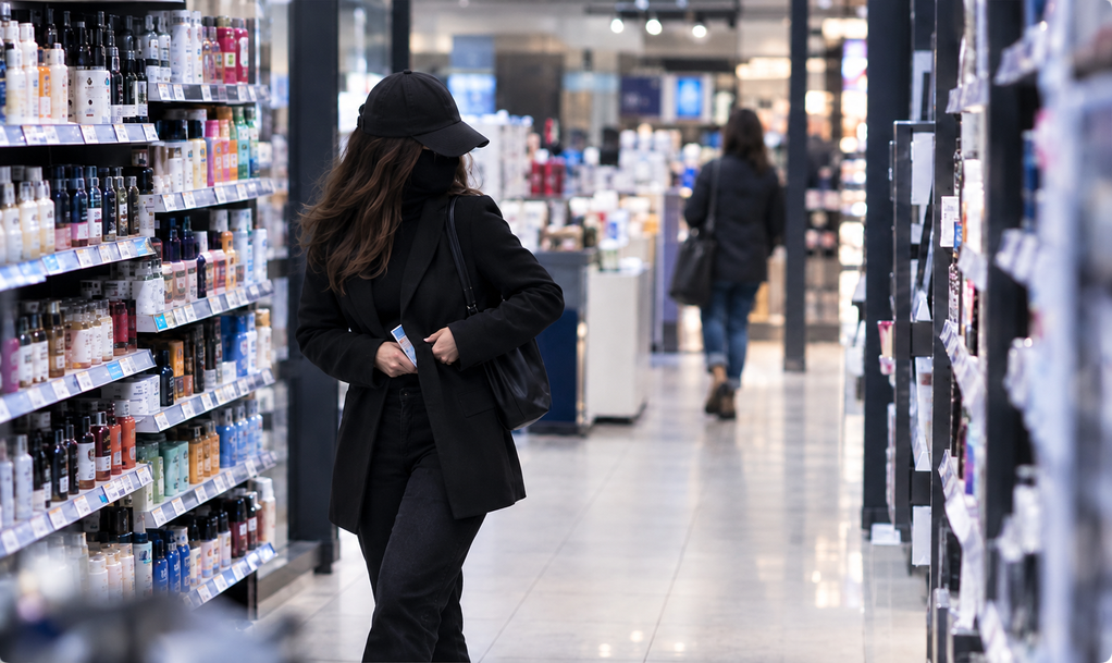 anavid's AI detecting item concealment in a store
