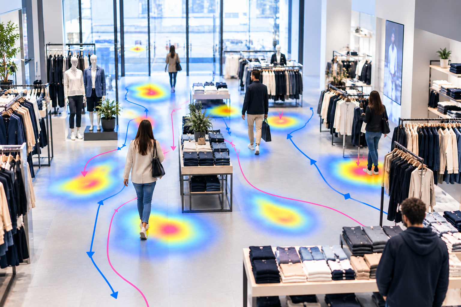 Smart video analytics in a store