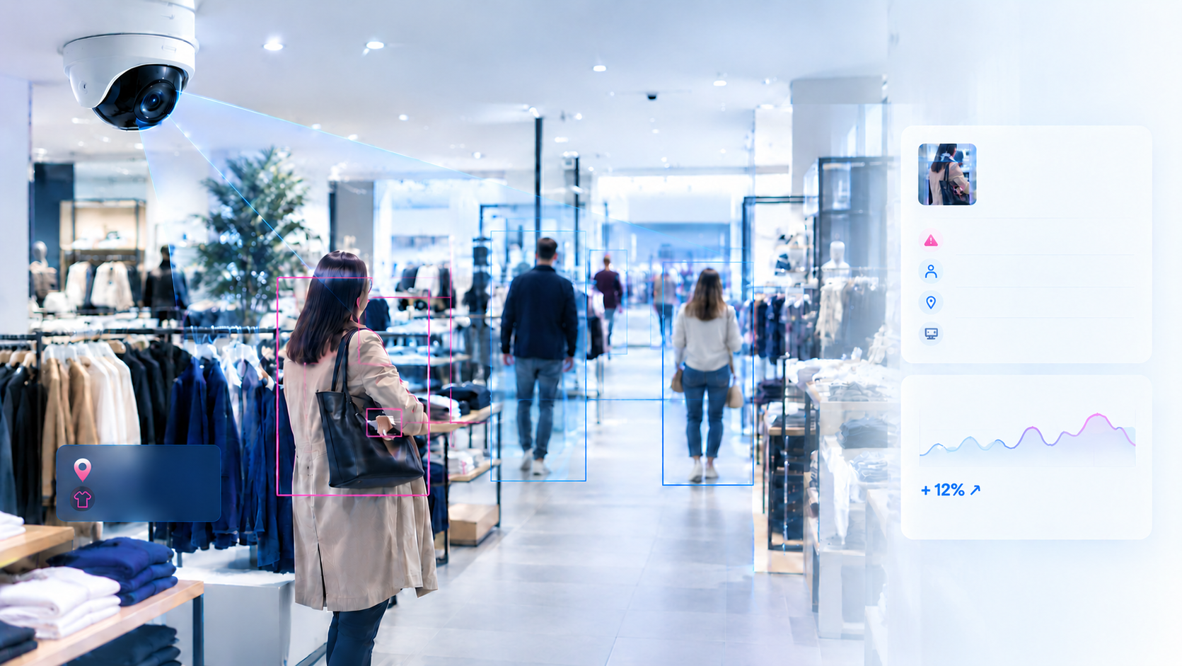 AI video analytics in a store